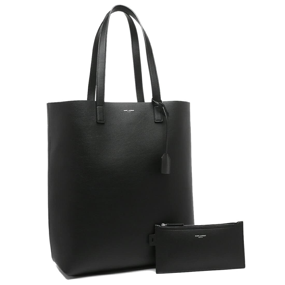 サンローランパリ レザー トートバッグ ブラウン レディースメンズA4収納可